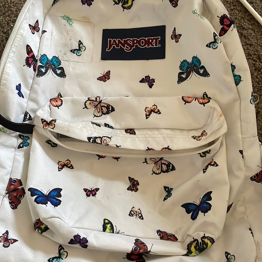 This is a Jansport butterfly backpack for 25$